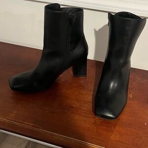 Mysoft Black Ankle Boots